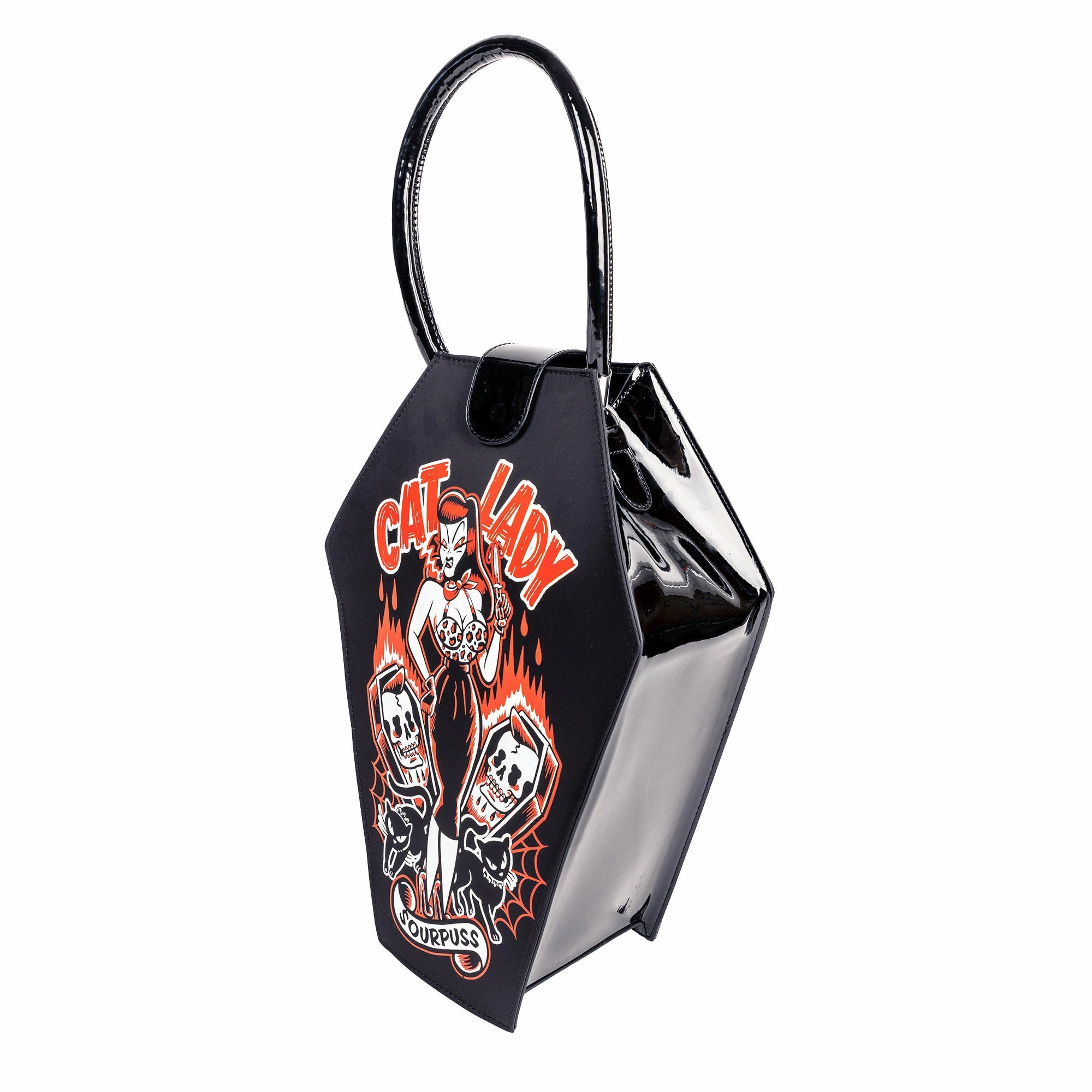 Coupon ???? SOURPUSS CAT LADY COFFIN PURSE ⭐ - Image 3