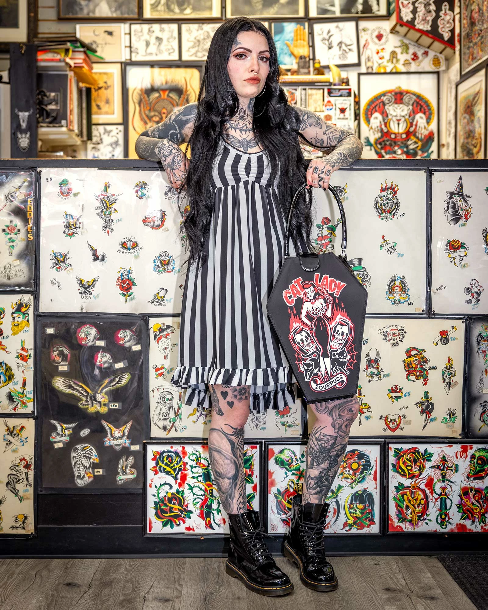 Coupon ???? SOURPUSS CAT LADY COFFIN PURSE ⭐ - Image 2