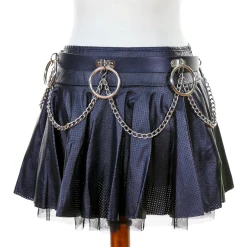 Discount ???? LEATHER RING AND CHAIN BONDAGE BELT ????