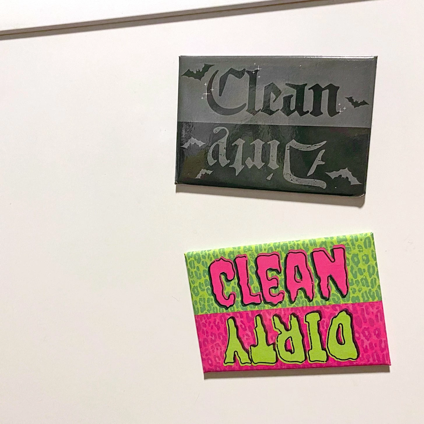 Brand new ???? SOURPUSS BATS DIRTY/CLEAN DISHWASHER MAGNET ???? - Image 3