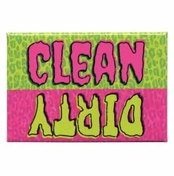 Budget ⌛ SOURPUSS NEON LEOPARD DIRTY/CLEAN DISHWASHER MAGNET ????