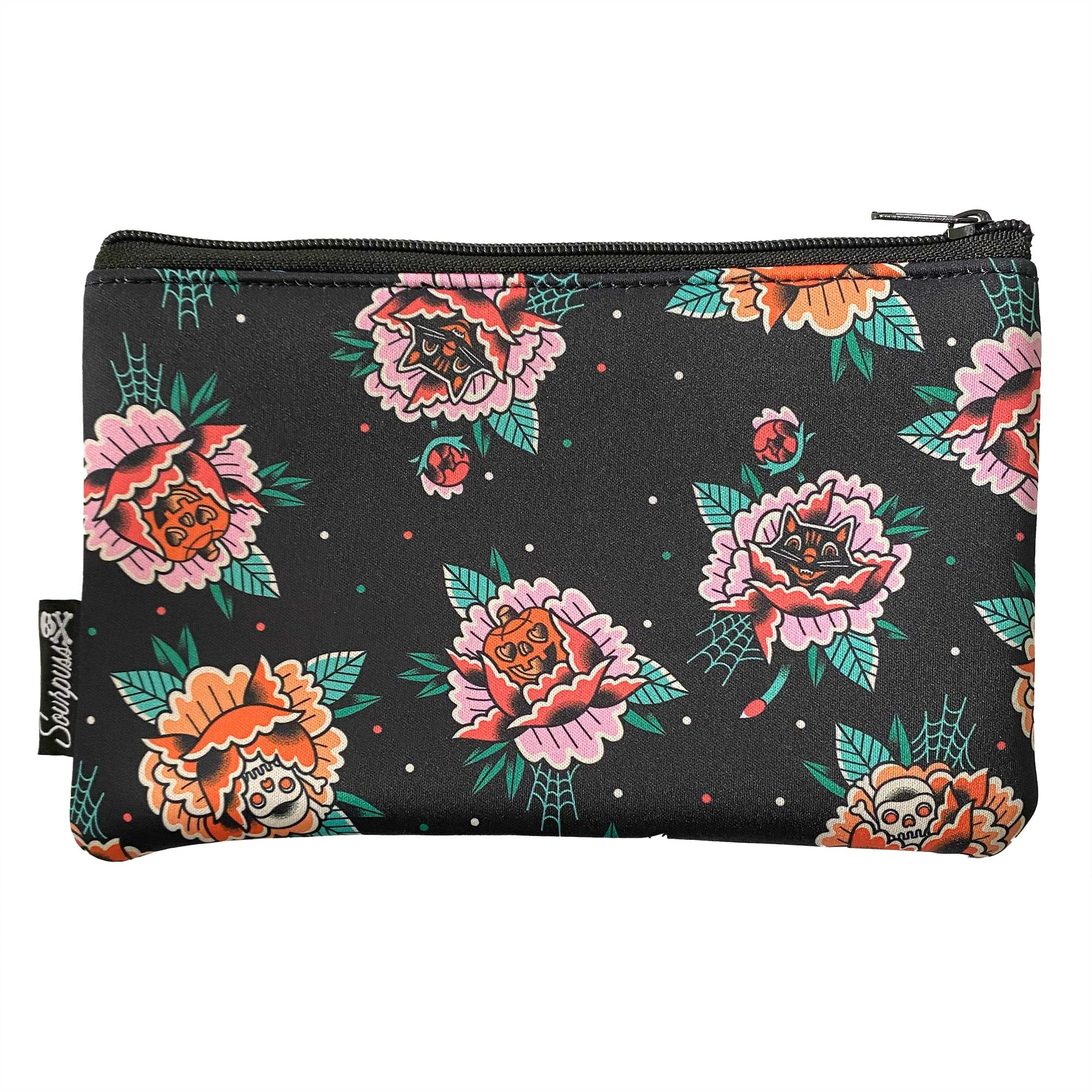 Buy ???? SOURPUSS CREEPY PEONIES CASE ZIP POUCH ???? - Image 5