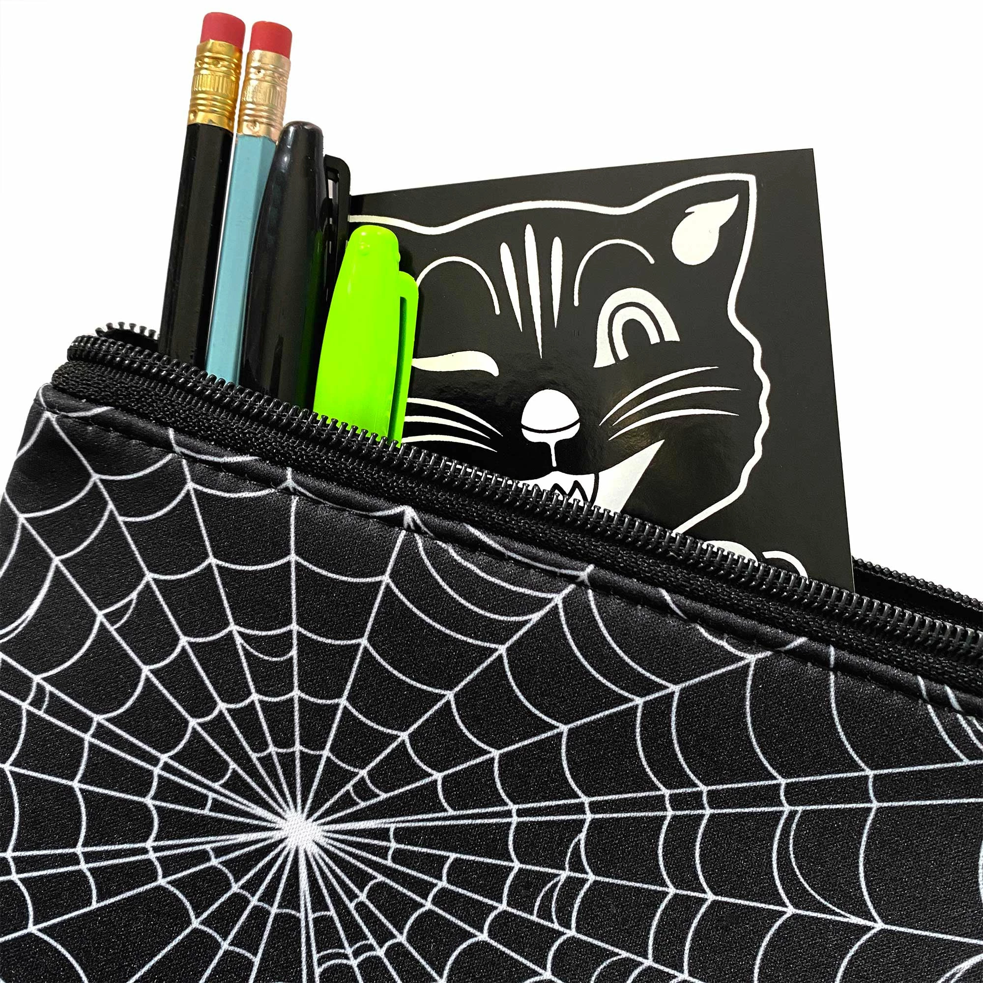 Cheap ???? SOURPUSS SPIDERWEB ZIP POUCH ???? - Image 2