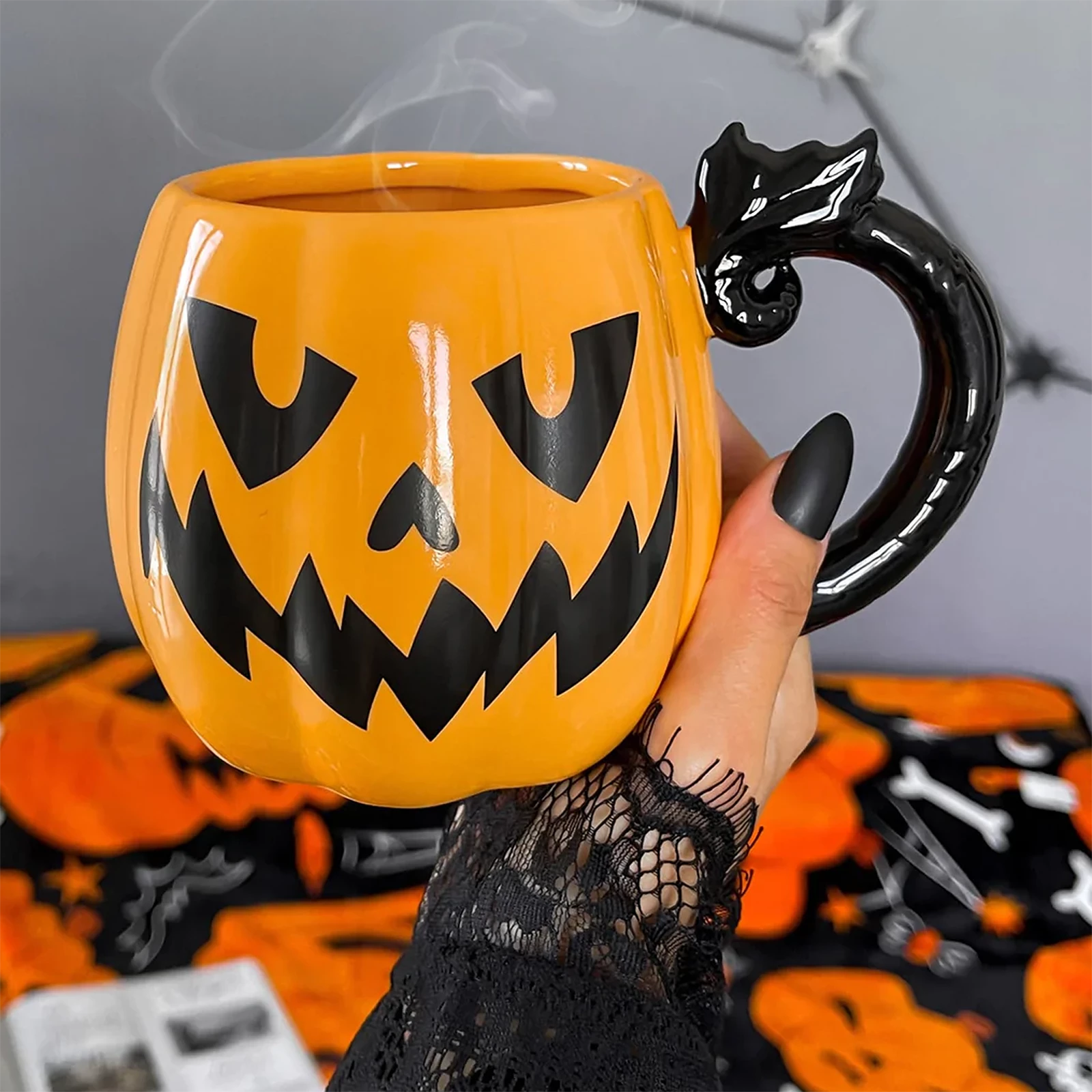 Cheapest ✔️ KILLSTAR PUMPKIN CERAMIC MUG ????