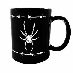 Buy ???? SOURPUSS BARBED WIRE SPIDER MUG ????