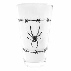 Top 10 ❤️ SOURPUSS BARBED WIRE SPIDER PINT GLASS ✨