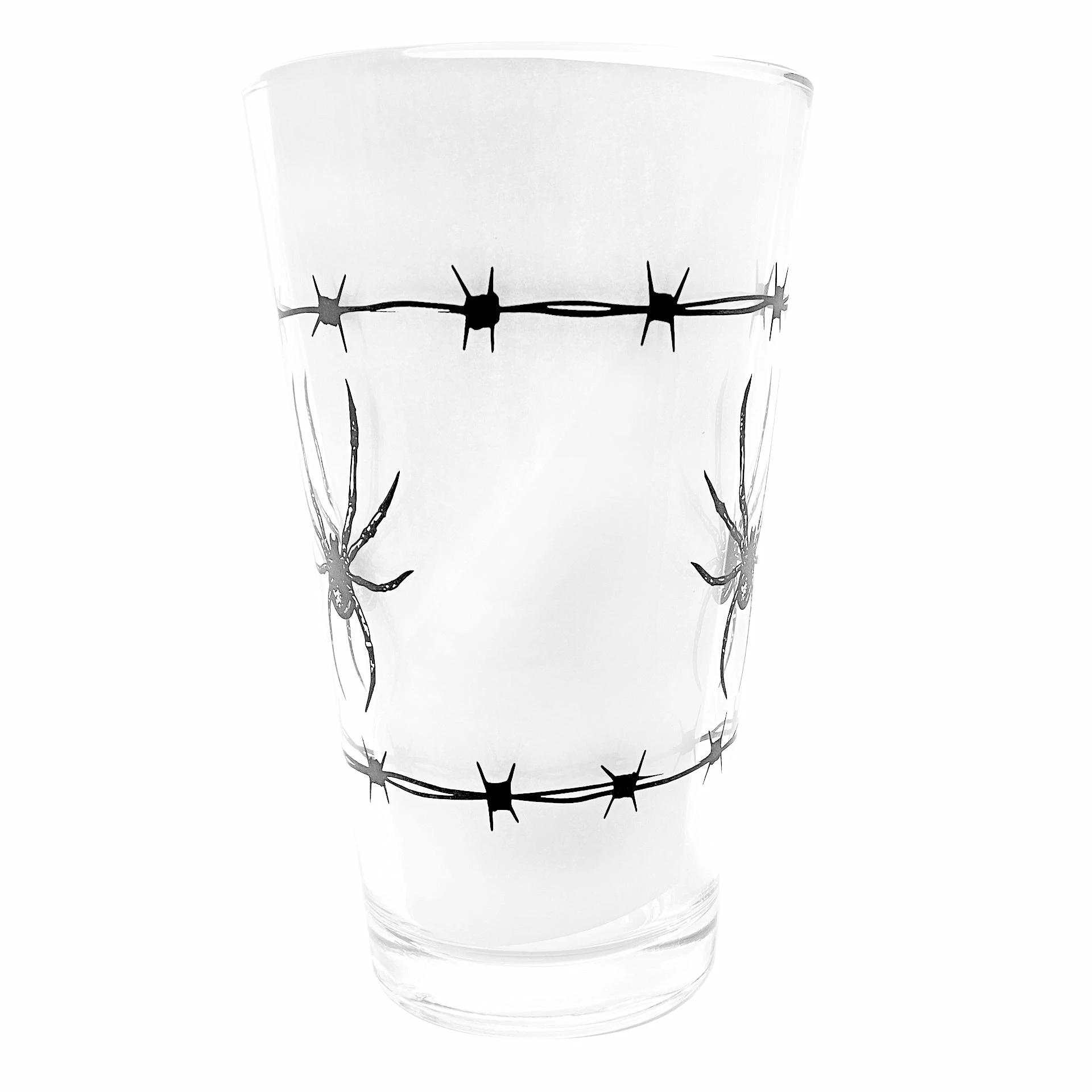 Top 10 ❤️ SOURPUSS BARBED WIRE SPIDER PINT GLASS ✨ - Image 2