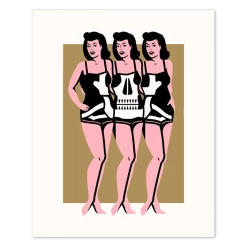 Buy ???? HELLCATS USA SKELETON SISTERS 8X10 PRINT ✨