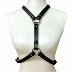 Deals ???? VEGAN Y HARNESS WITH O RINGS BLACK ????