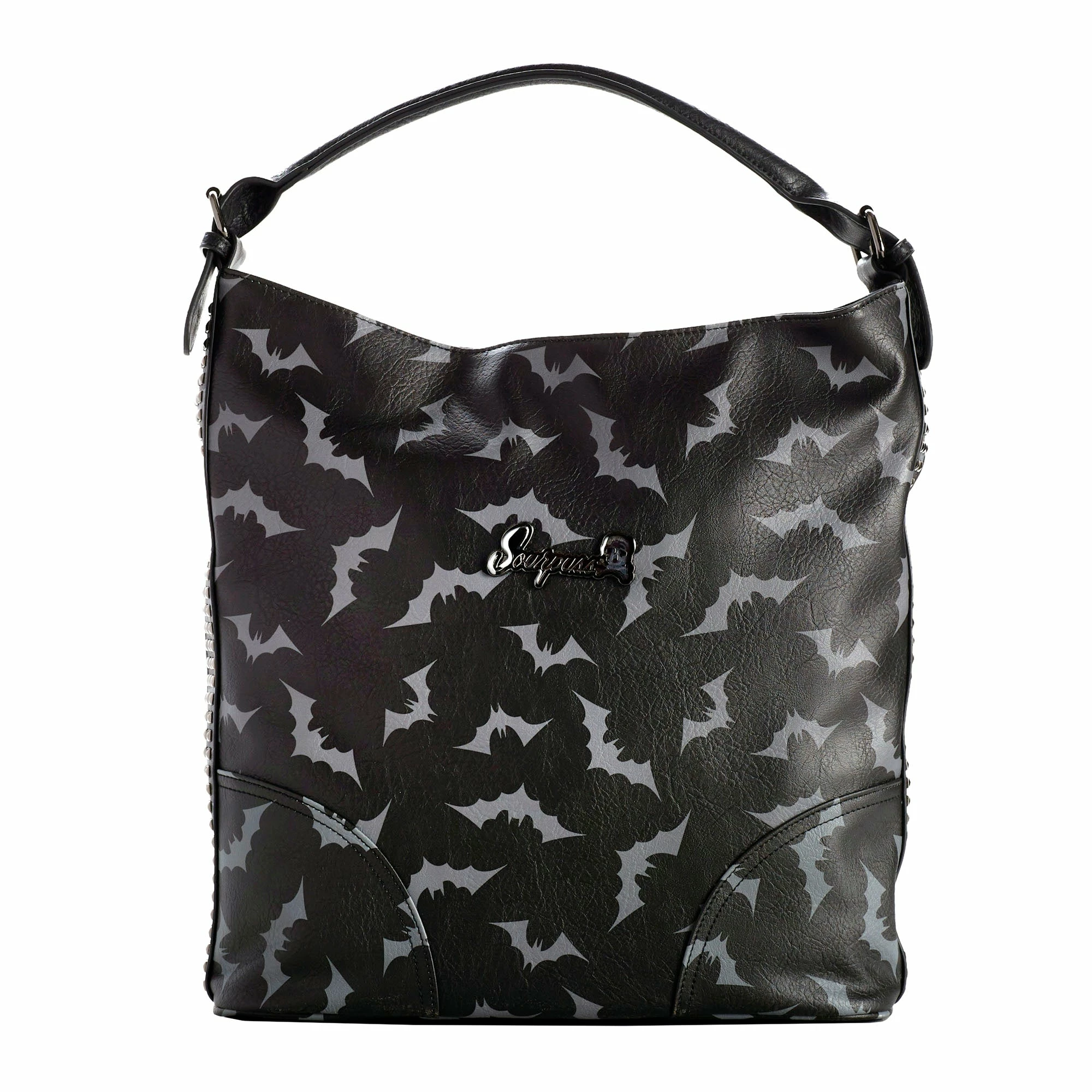 Deals ⌛ SOURPUSS LUNA BATS HOBO PURSE ✔️