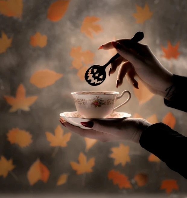 Deals ???? LIVELY GHOSTS HAUNTED HALLOWS TEA SPOON BLACK ???? - Image 3