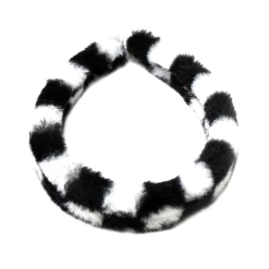 Best Pirce ???? B&W CHECKERS FAUX FUR HEADBAND ????
