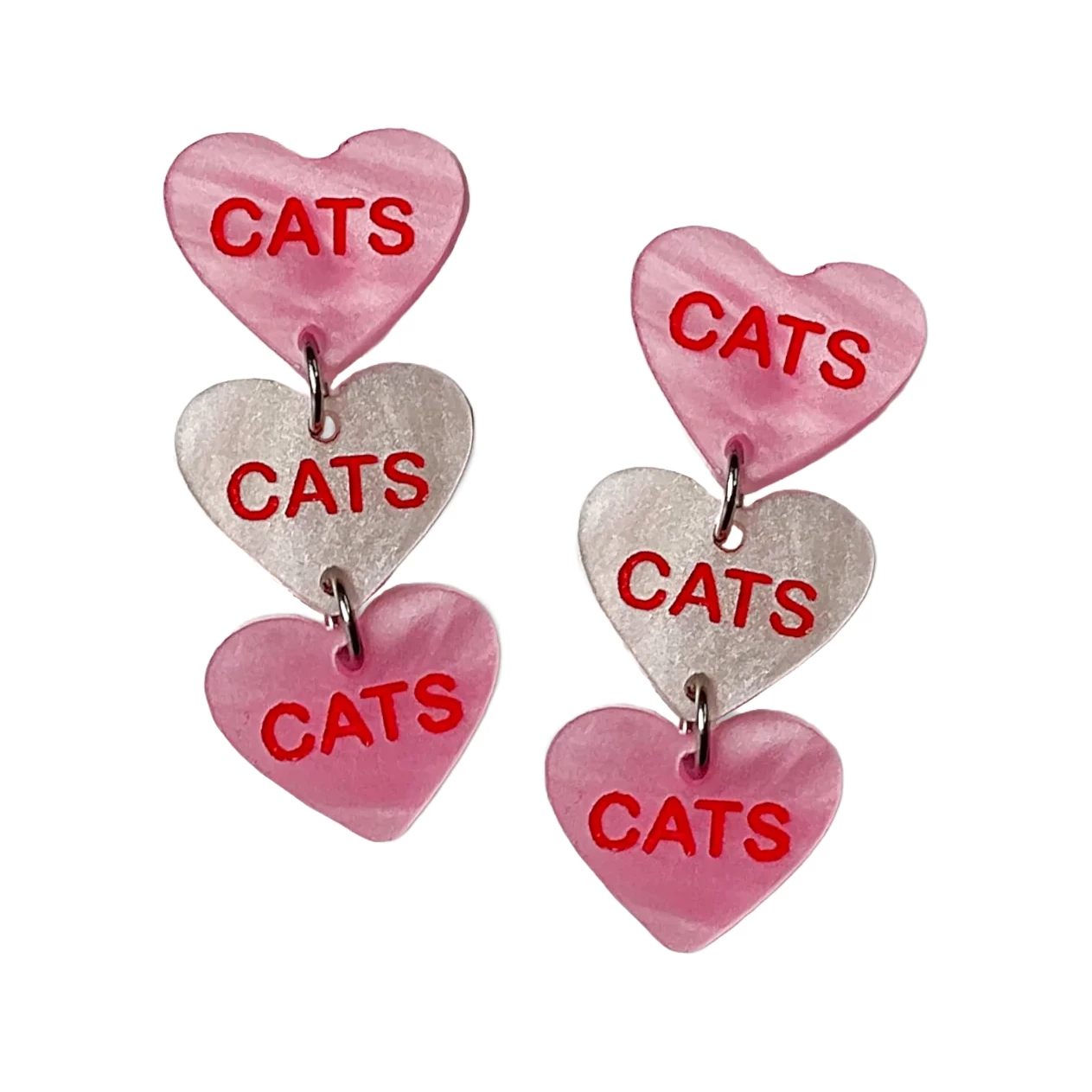 Flash Sale ???? CATS CATS CATS ???? CANDY HEART EARRINGS ????