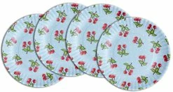 Promo ???? CHERRIES MELAMINE DINNER PLATES ⌛