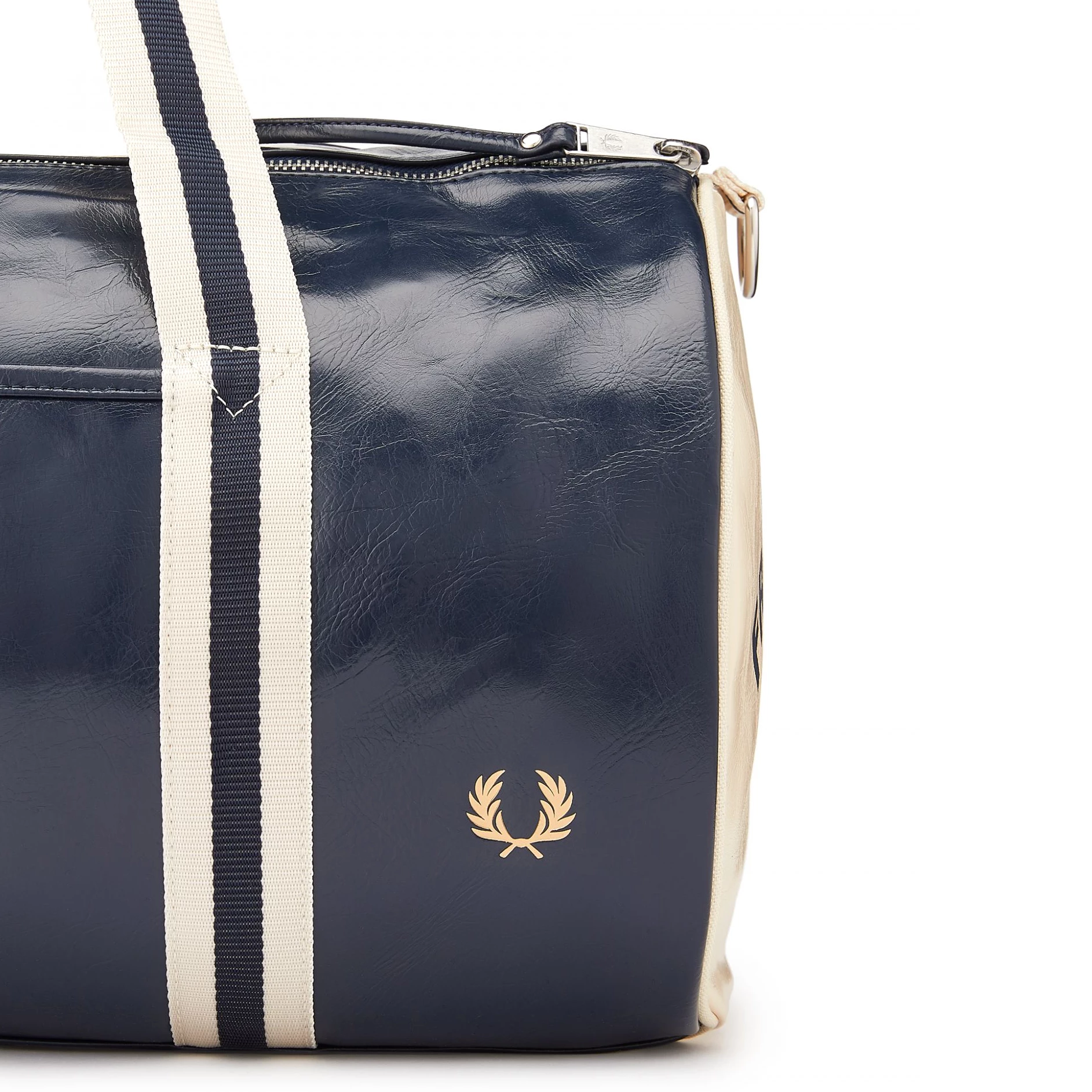 New ???? FRED PERRY CLASSIC BARREL BAG NAVY/ECRU ???? - Image 5