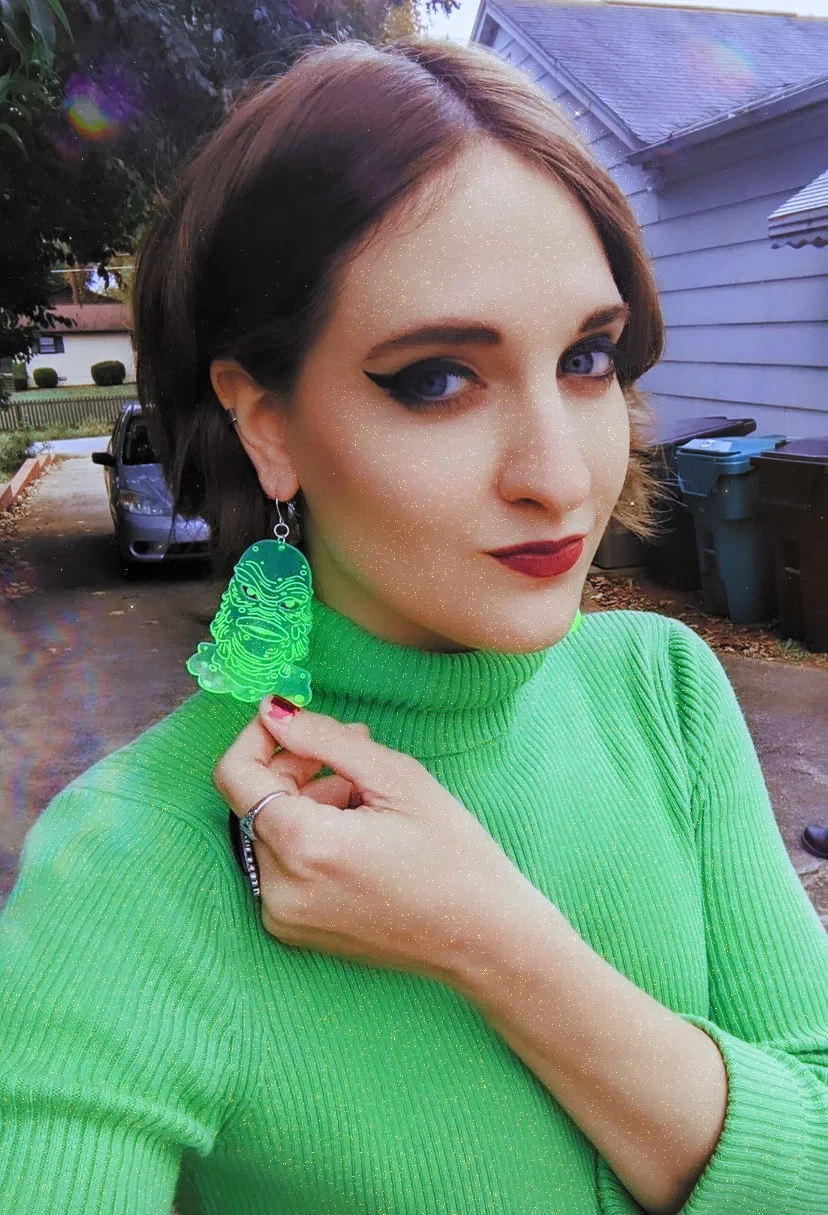 Coupon ???? CREATURE FEATURE NEON ACRYLIC EARRINGS ???? - Image 2