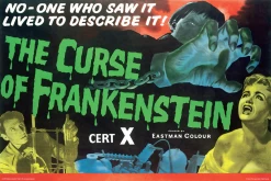 Brand new ???? HAMMER FILMS CURSE OF FRANKENSTEIN POSTER ✔️