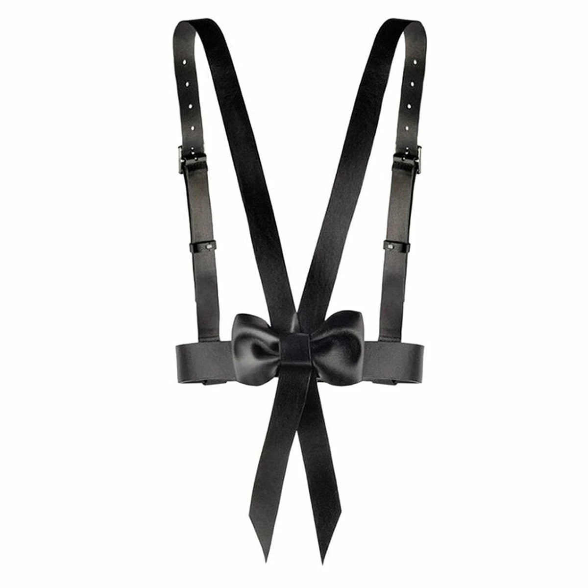 Best Sale ???? DARLING BOW FAUX LEATHER HARNESS ✔️