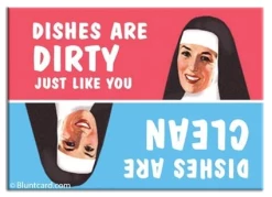 Wholesale ✔️ DISHES ARE DIRTY JUST LIKE YOU MAGNET ⭐