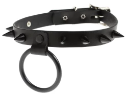 Deals ???? ELEMENT BLACK HANGING RING SPIKE CHOKER ????