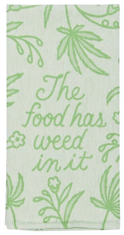 Outlet ???? FOOD HAS WEED IN IT DISH TOWEL ????
