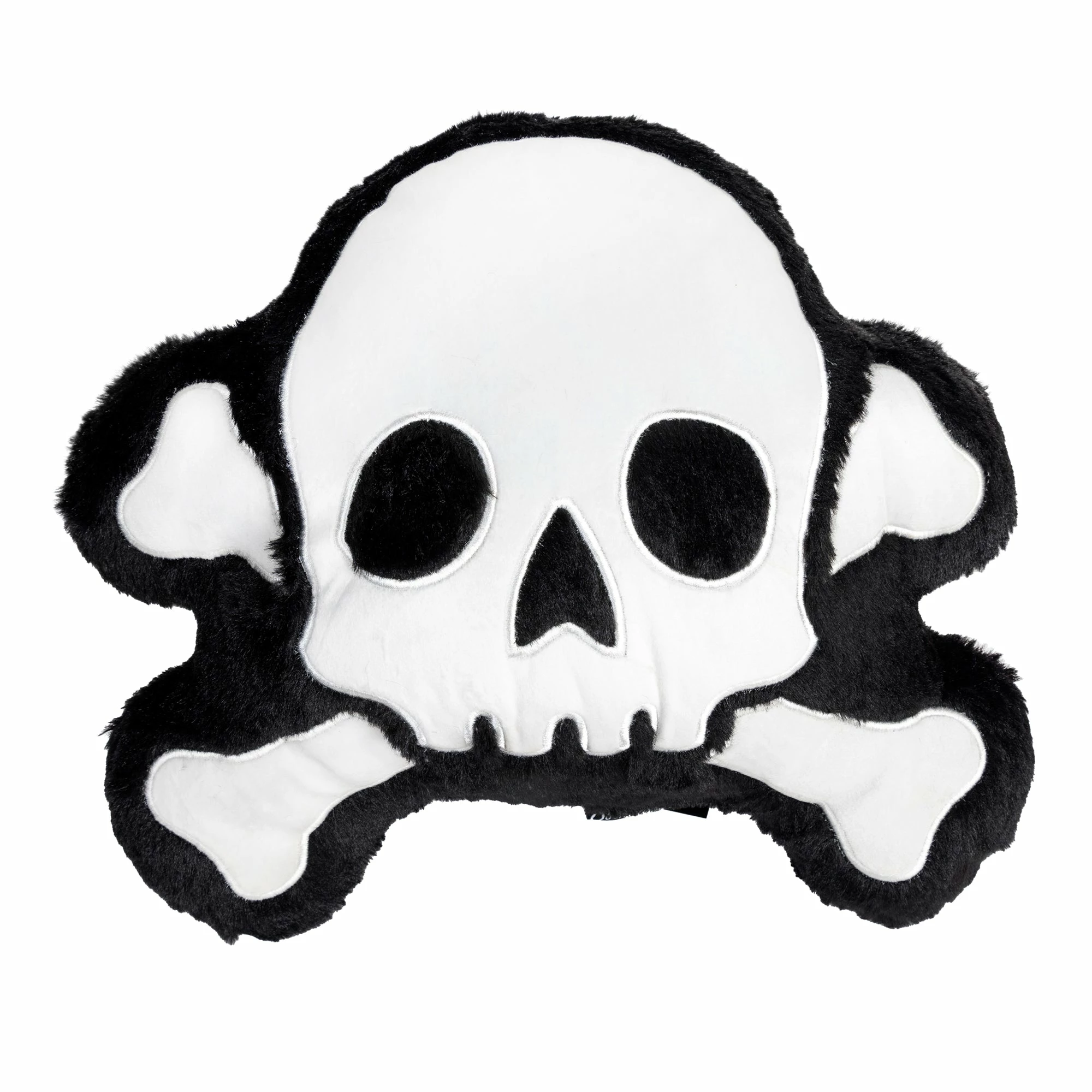 Promo ???? SOURPUSS FURRY SKULL & BONES PILLOW ✔️