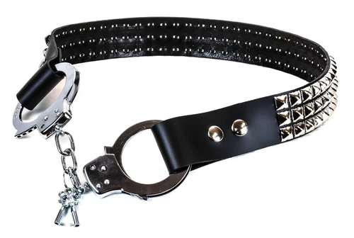 Brand new ???? 3 ROW PYRAMID STUDS AND HANDCUFF BELT ???? - Image 2