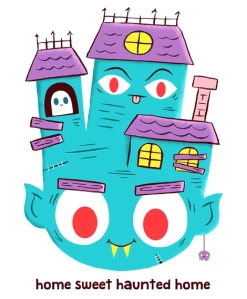New ???? JELLYKOE HOME SWEET HAUNTED HOME PRINT ✨