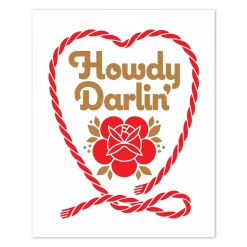 Best Sale ⌛ HELLCATS USA HOWDY DARLIN' 8X10 PRINT ????