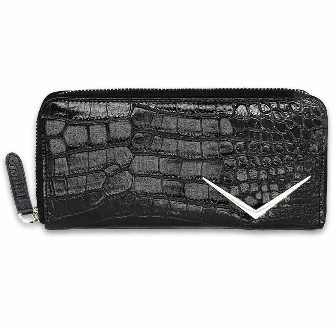 New ✨ LIQUORBRAND CROCODILE WALLET BLACK ✔️