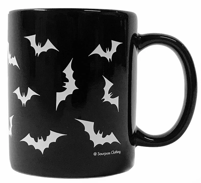 Brand new ???? SOURPUSS LUNA BATS MUG BLACK ????