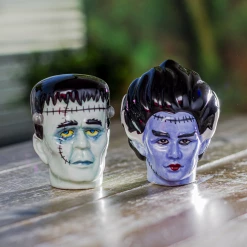 Cheap ✔️ MR & MRS FRANKENSTEIN SALT AND PEPPER SHAKERS ????