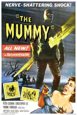 Hot Sale ???? HAMMER FILMS MUMMY NERVE SHATTERING POSTER ????