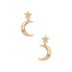 Coupon ???? NIGHT MAGIC DANGLE EARRINGS GOLD ????