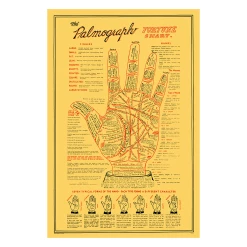 Best Sale ???? PALMOGRAPH FORTUNE CHART POSTER ????