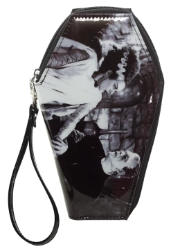 Discount ???? ROCK REBEL WE BELONG DEAD COFFIN WALLET ????