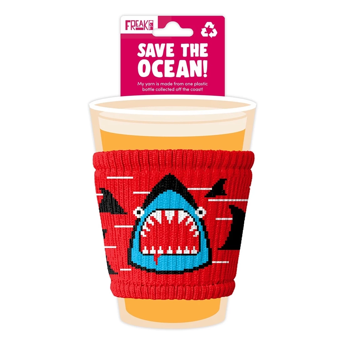 Cheap ???? SHARK WEEK SWEATER CUP SLEEVE/KOOZIE ???? - Image 2