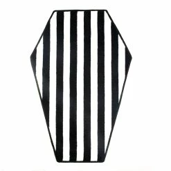 Discount ❤️ SOURPUSS COFFIN RUG BLACK/WHITE ????