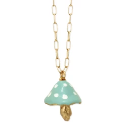 Outlet ???? FANTASY FOREST TURQUOISE MUSHROOM NECKLACE ⌛